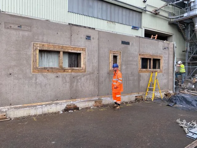 The Egger manufacturing site project.