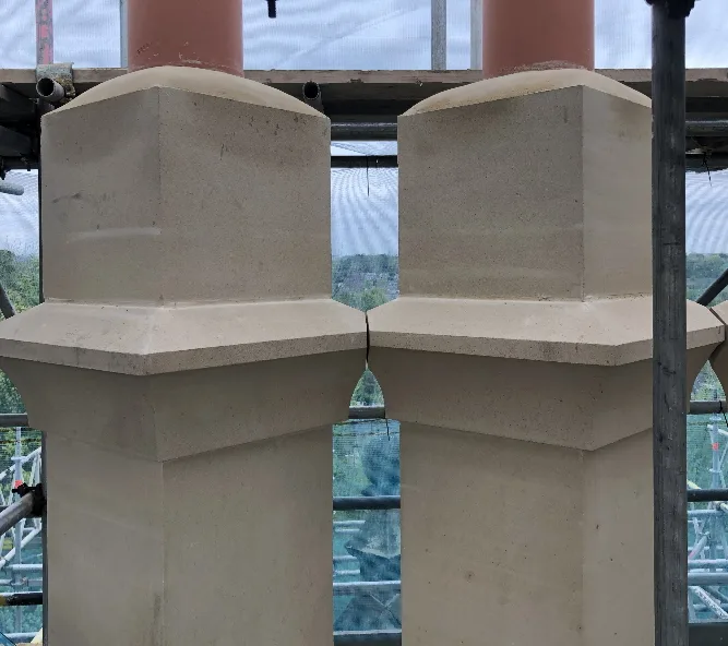 The refurbishment of Morpeth Railway Station.